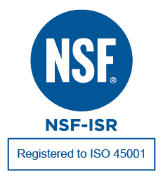 NSF-ISR Registered to ISO-45001