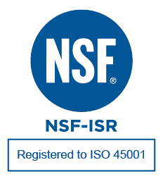 NSF-ISR registered to ISO 45001