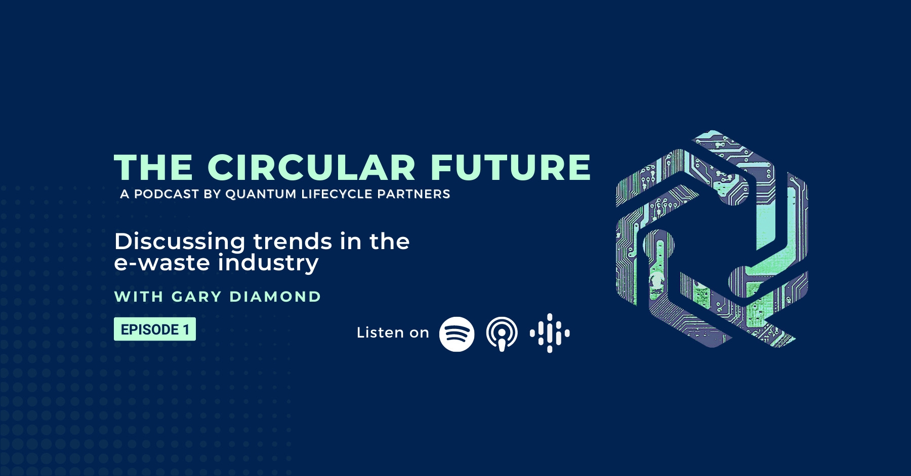 Circular future, podcast, quantum lifecycle partners podcast, ewaste podcast, itad podcast, esg podcast