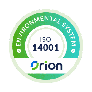Orion ISO 14001 Environmental badge
