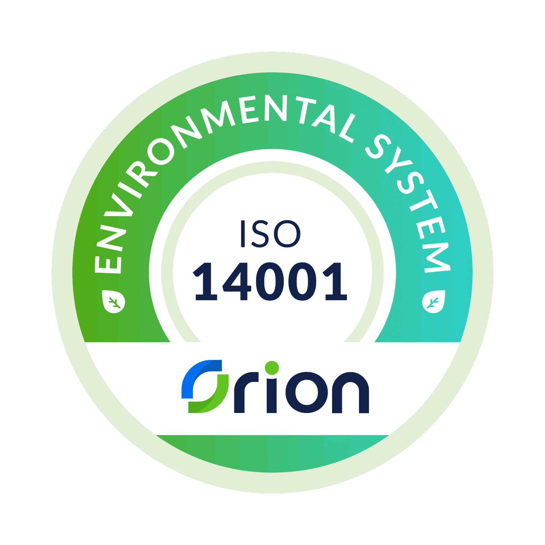 Orion ISO 14001 environmental management certification